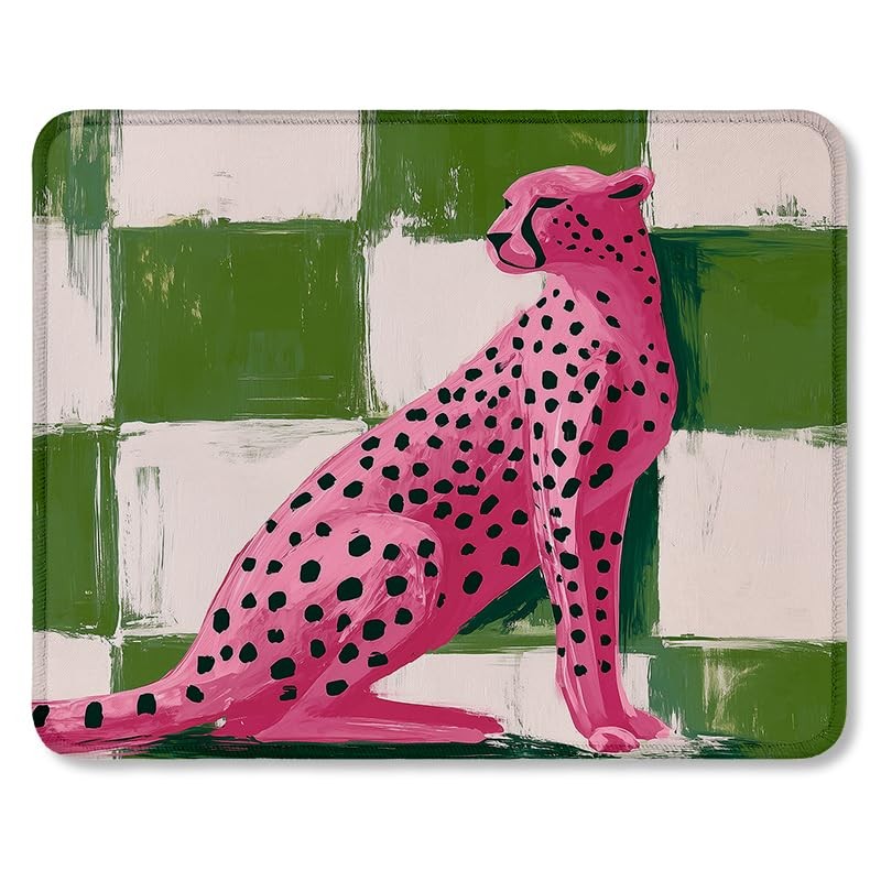 Hot Pink Leopard Cheetah Pad 9.5x7.9 in
