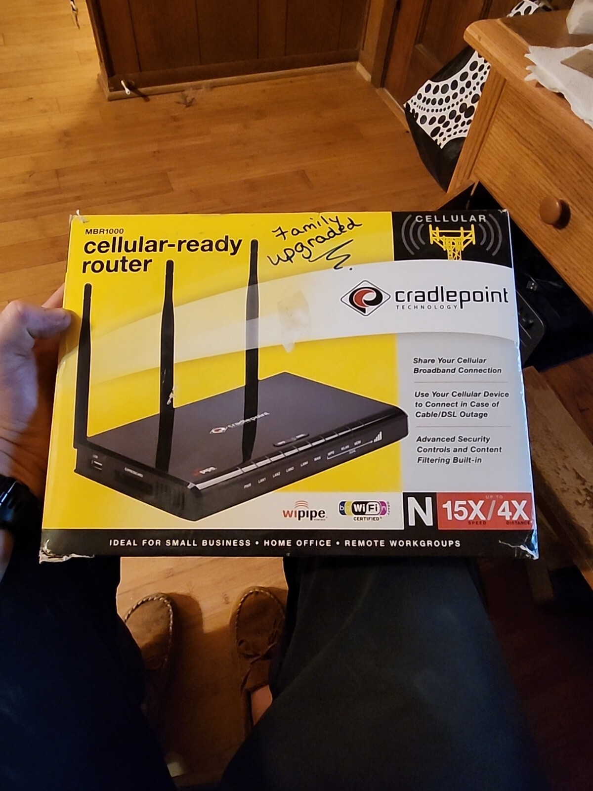 CRADLEPOINT MBR1000 CELLULAR READY ROUTER, MOBILE BROADBAND  N ROUTER