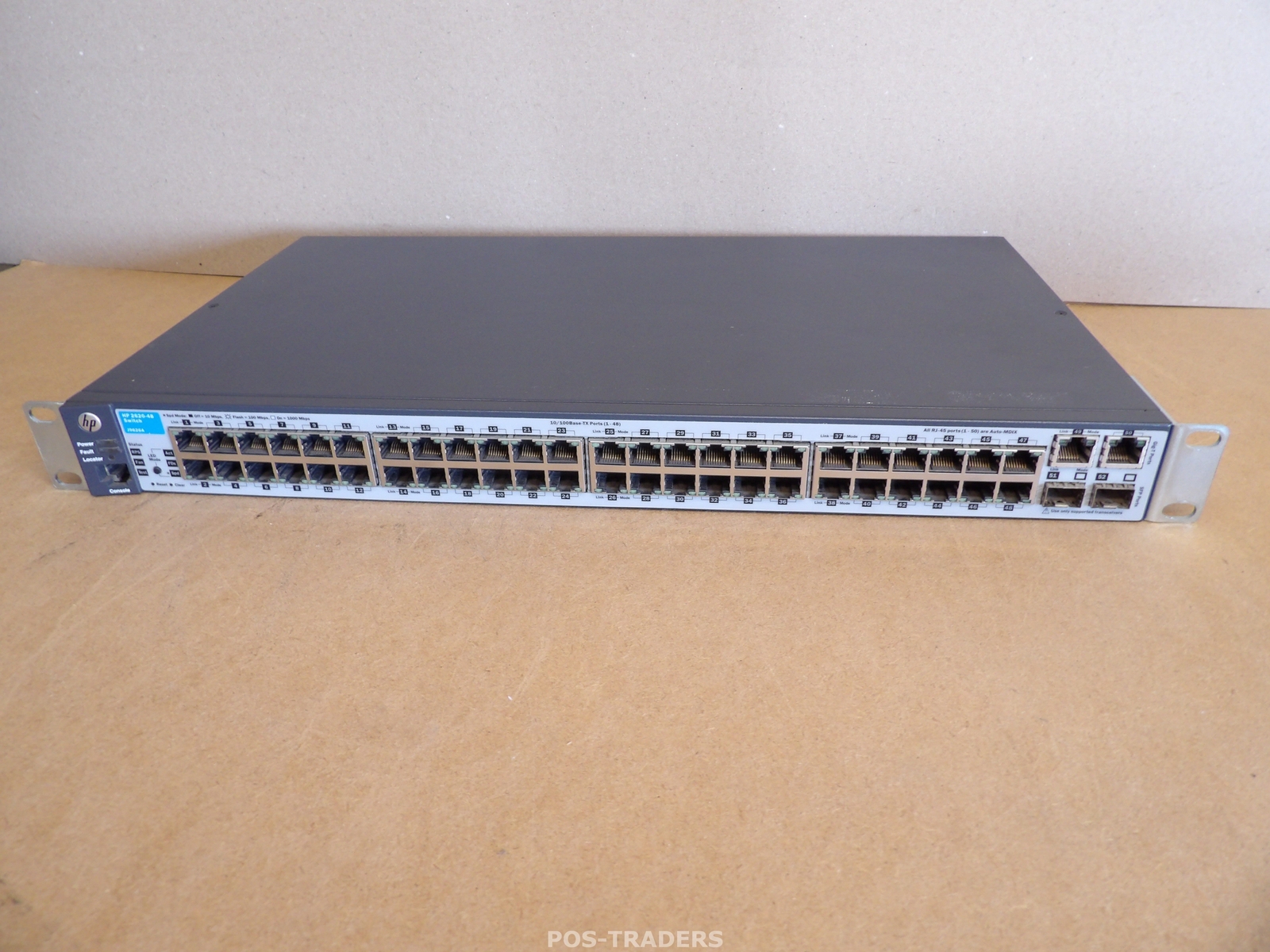 HP J9626A ProCurve 2626-48 Managed 48-Port 10/100 + 2xGb SFP Switch + RACK EARS