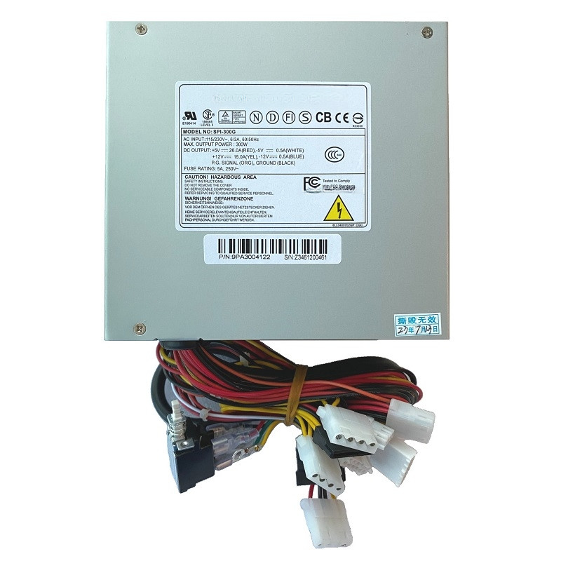 1PC  Power Industrial Computer for   IPC AT 300W Power Supply SPI-300G