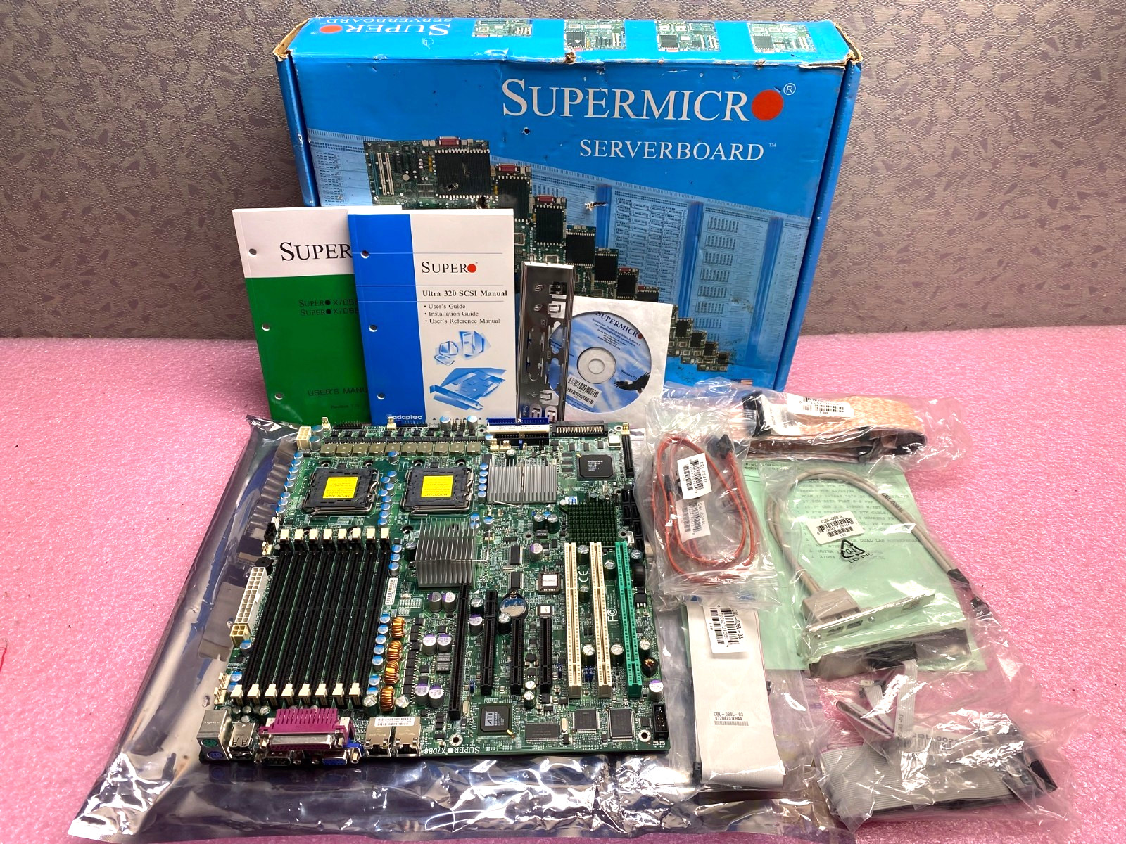 SUPERMICRO MBD-X7DB8-0 MOTHER BOARD 