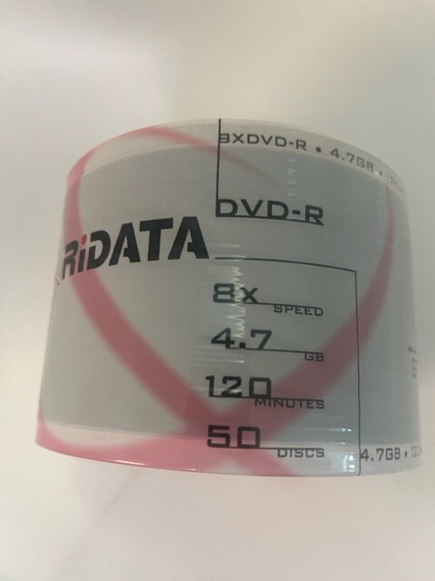 100pcs Ridata DVD-R,8X,120min, 4.7GB, White Inkjet Hub Printable FREE 2 DAYS AIR