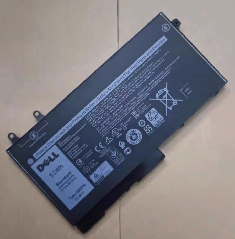 Genuine R8D7N Battery for Dell Precision 3540 3550 W8GMW M3550 5400 5500 51Wh