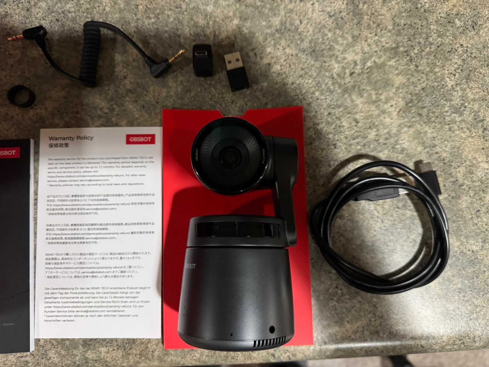 OBSBOT Tail Air NDI Streaming  4K  AI Tracking Camera (OBSBOT-OSB-2108-CW)