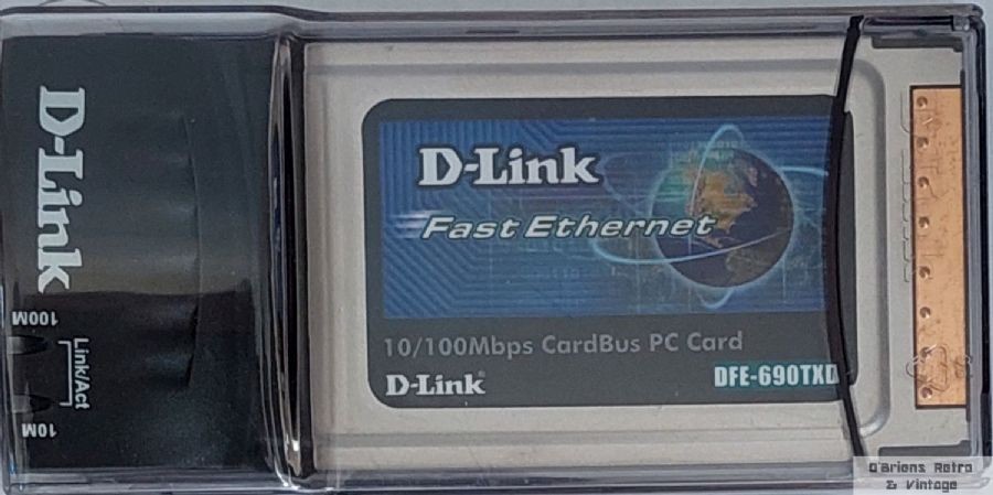 D‑Link DFE‑690TXD Fast Ethernet 10/100 Mbps CardBus PC Card