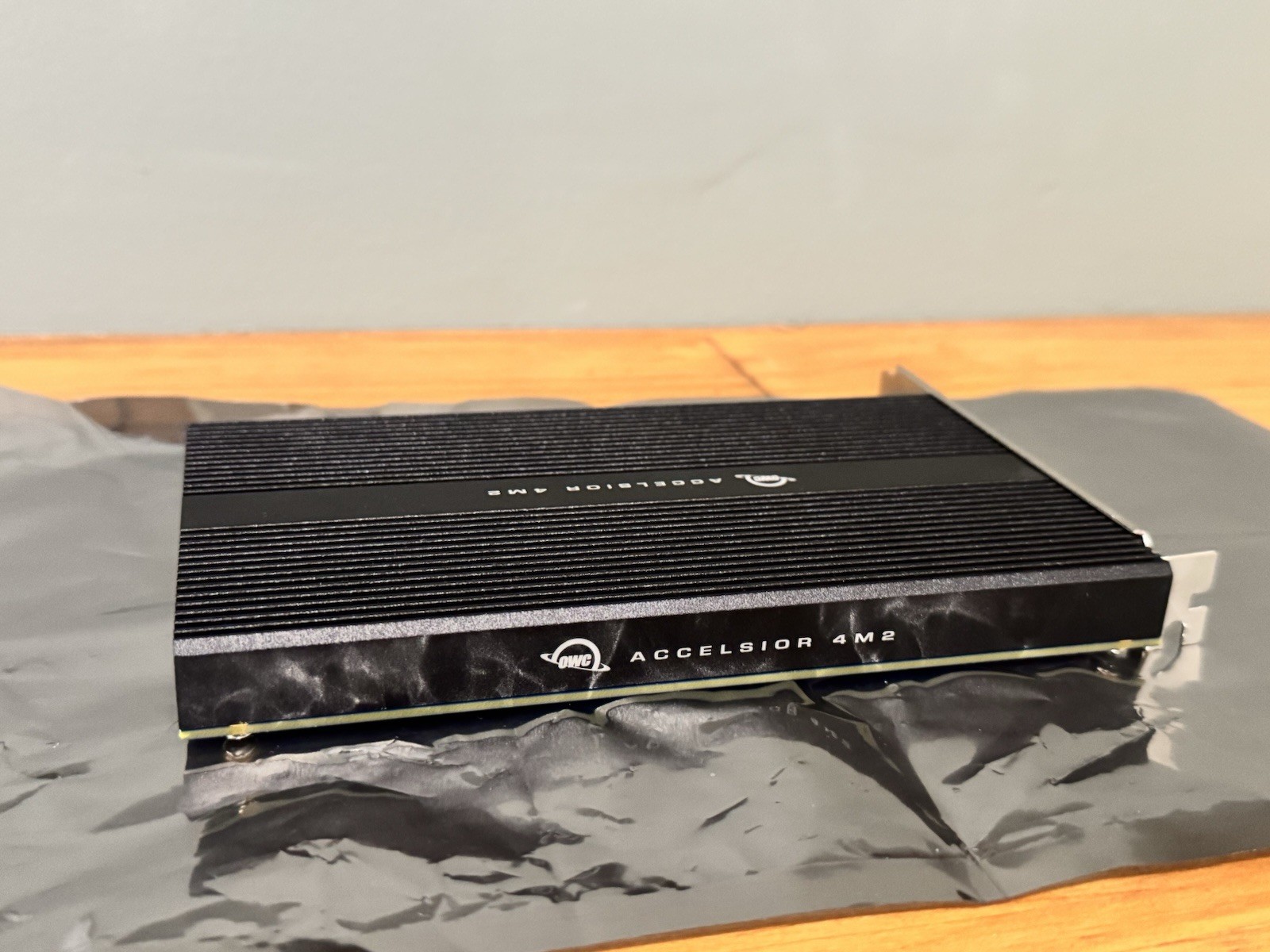 OWC Accelsior 4M2 PCIe 4x Slot NVMe M.2 SSD Adapter Card Mac Pro 2019