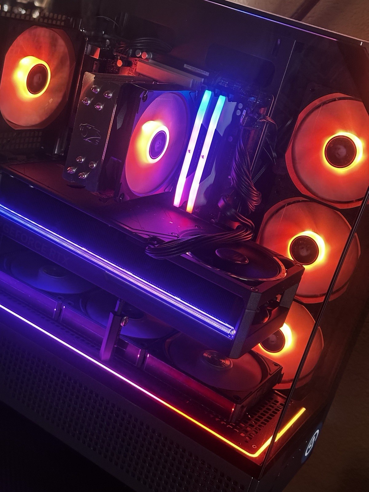 Custom Gaming PC I7 14700F 4TB NVME 32GB DDR5 6000 Windows 11 RAZER NO GPU