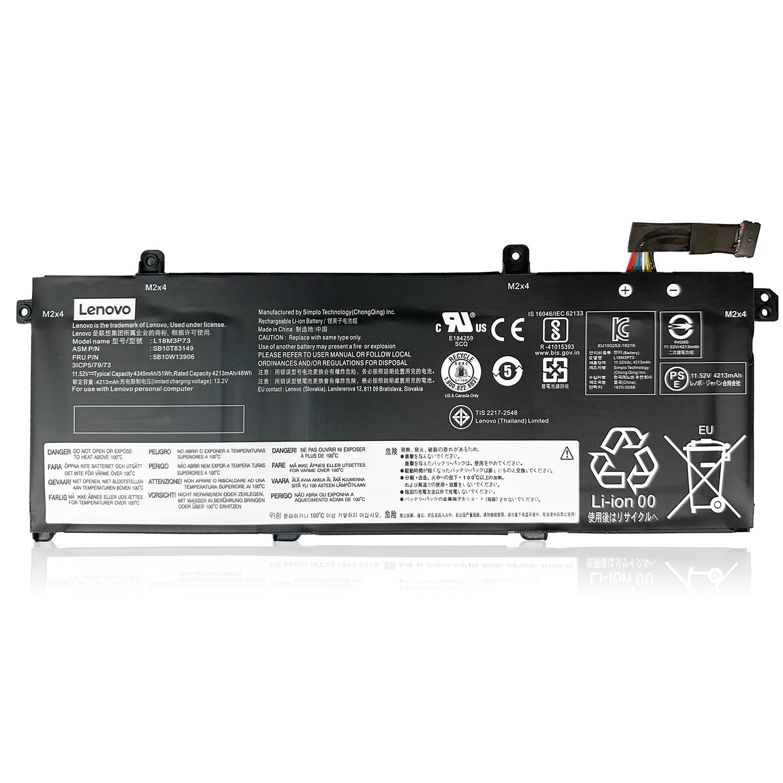Genuine L18L3P73 Battery For Lenovo ThinkPad T14 Gen1/Gen2 ThinkPad T490/T495