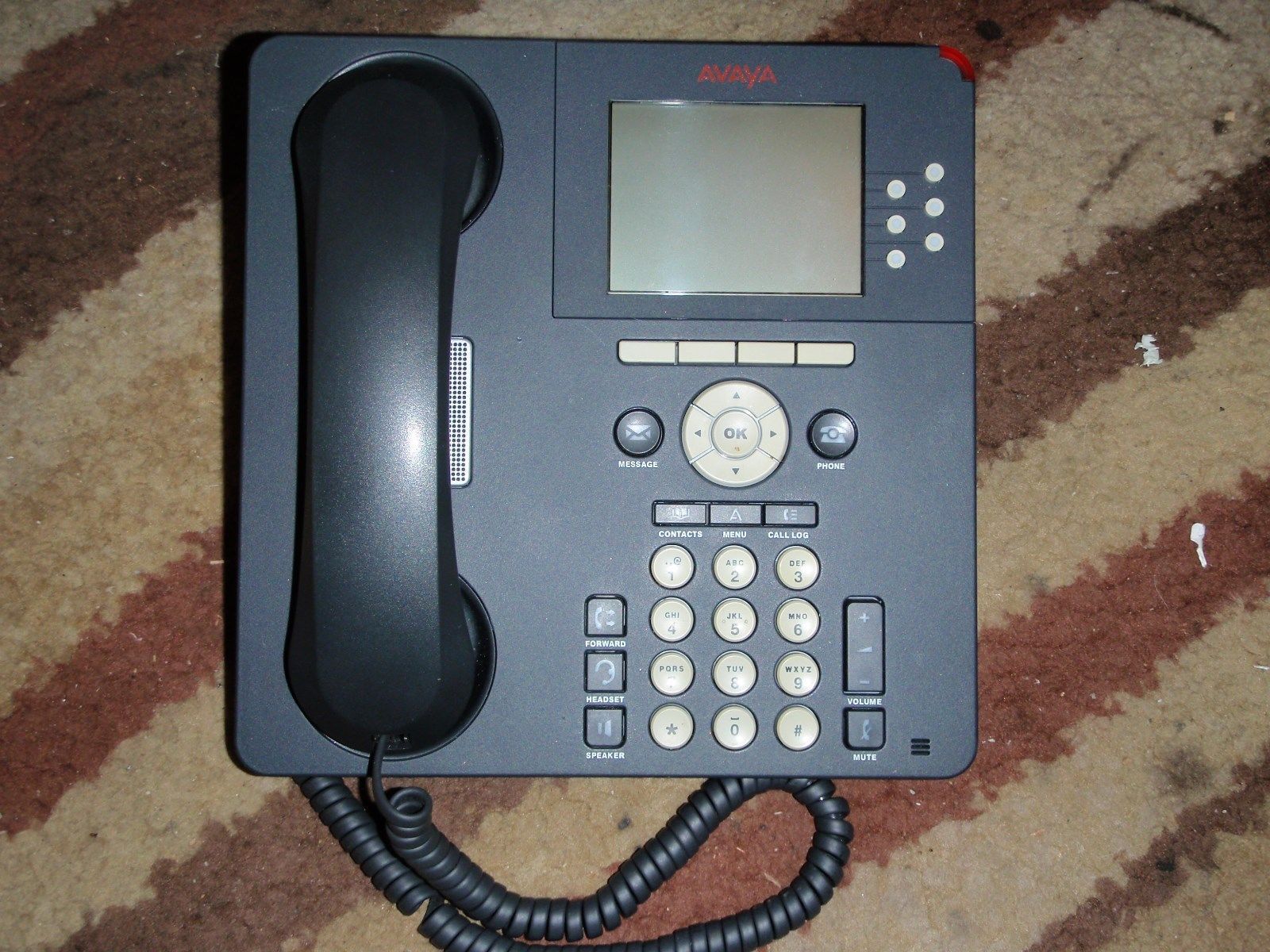 Avaya 9630 IP VOIP Business Telephone Phone Handset Black