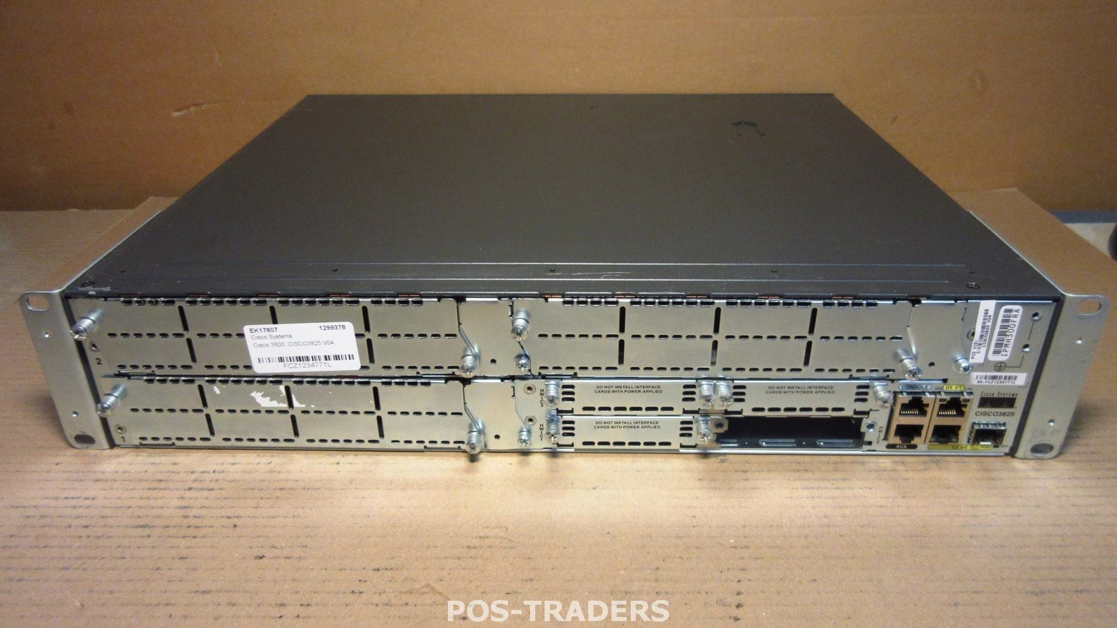 Cisco CISCO3825-SEC/K9 3825 v04-3800 Series Integrated Services Security Router