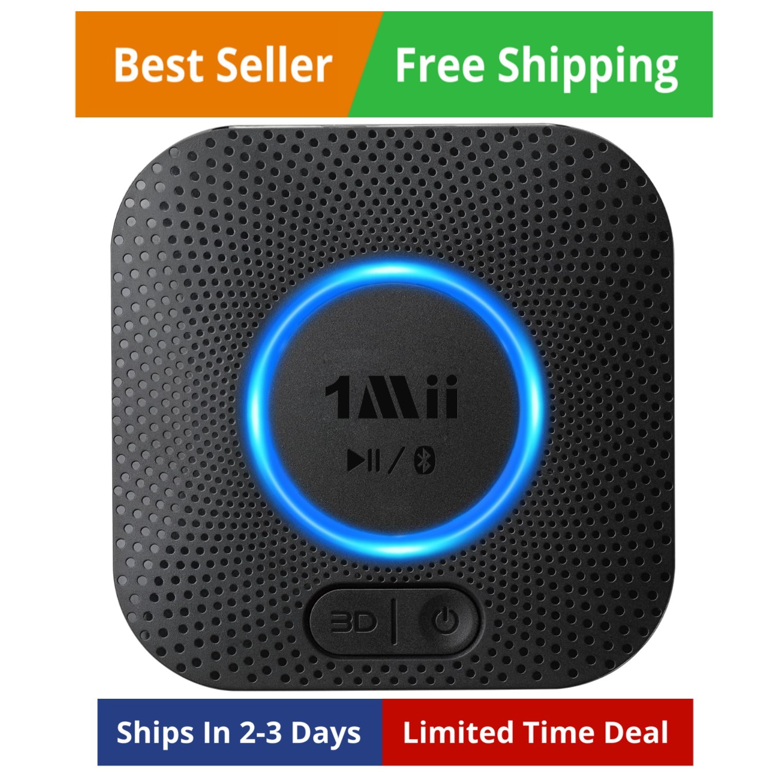 B06+ Bluetooth Receiver, Hi-Fi Wireless Audio Adapter, Bluetooth 5.3 Receiver...