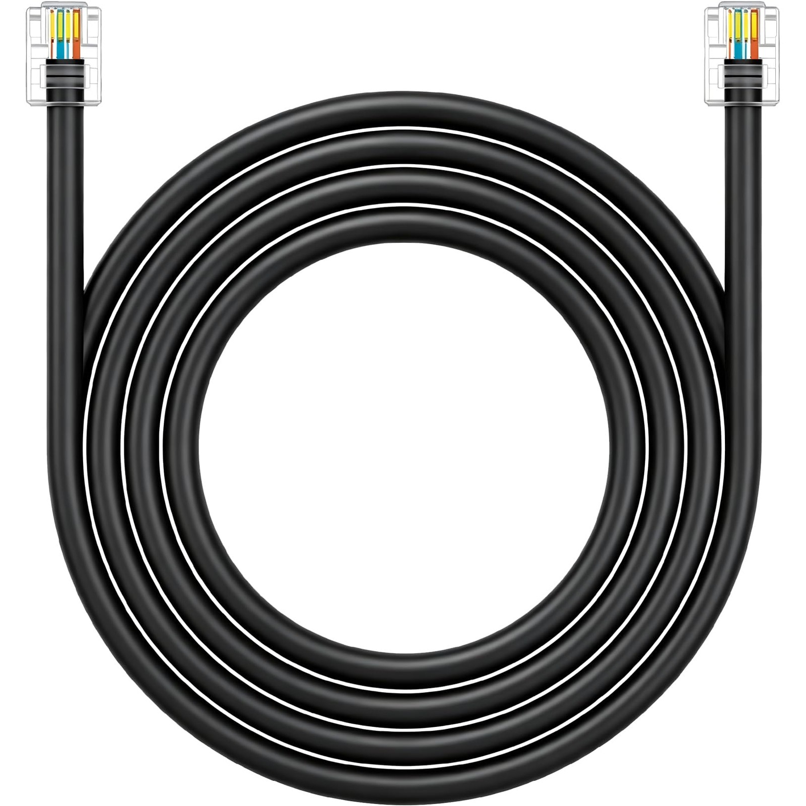 CAT5 RJ11 Data Cable DSL Cable 100ft for DSL Modem - 100 Feet