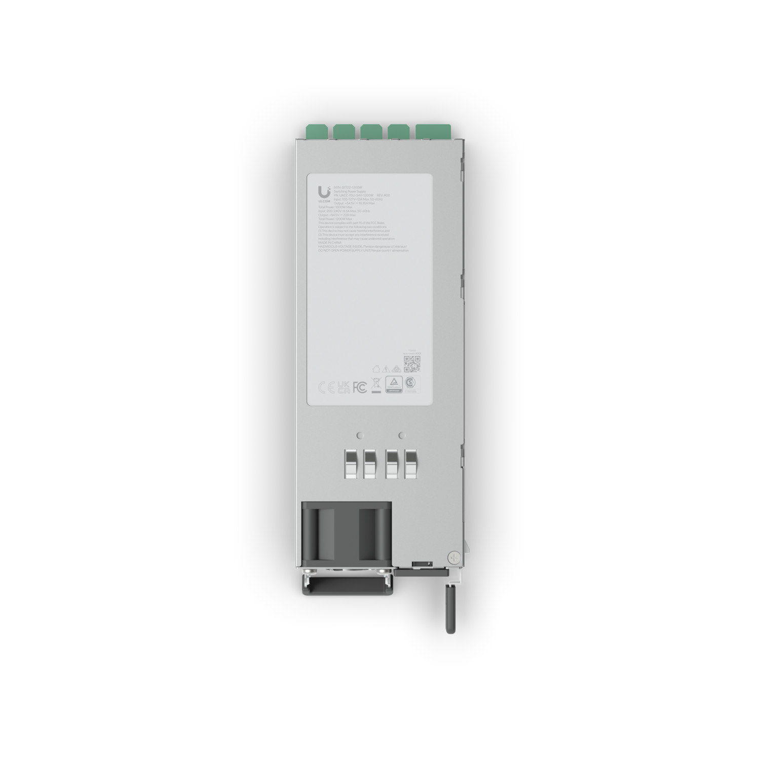 Ubiquiti Hot-Swappable Power Module (1,200W) UACC-PSU-54V-1200W - NEW SEALED