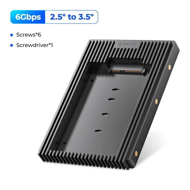 ORICO 2.5"/3.5”Hard Drive Adapter Enclosure 6Gbps SSD/HDD Mounting Bracket us