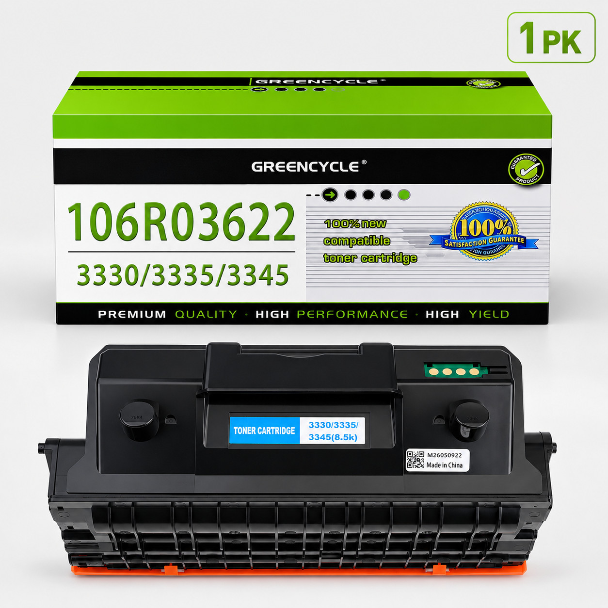 1~4P Compatible 106R03622 High Yield For Xerox Phaser 3330 WorkCentre 3335 Toner