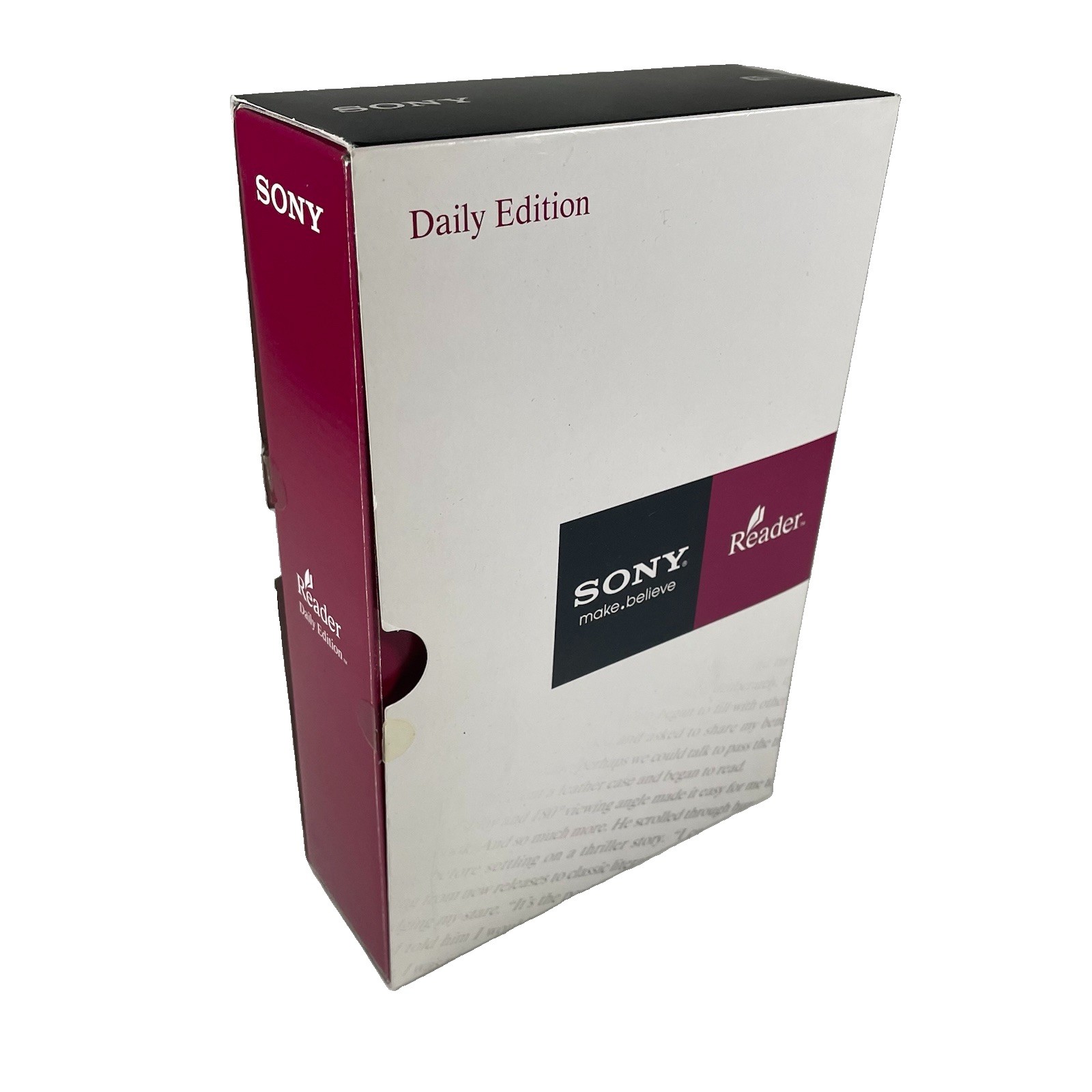 Sony Reader Daily Edition In Box Tested Works Reading Tablet Black 2009 Read