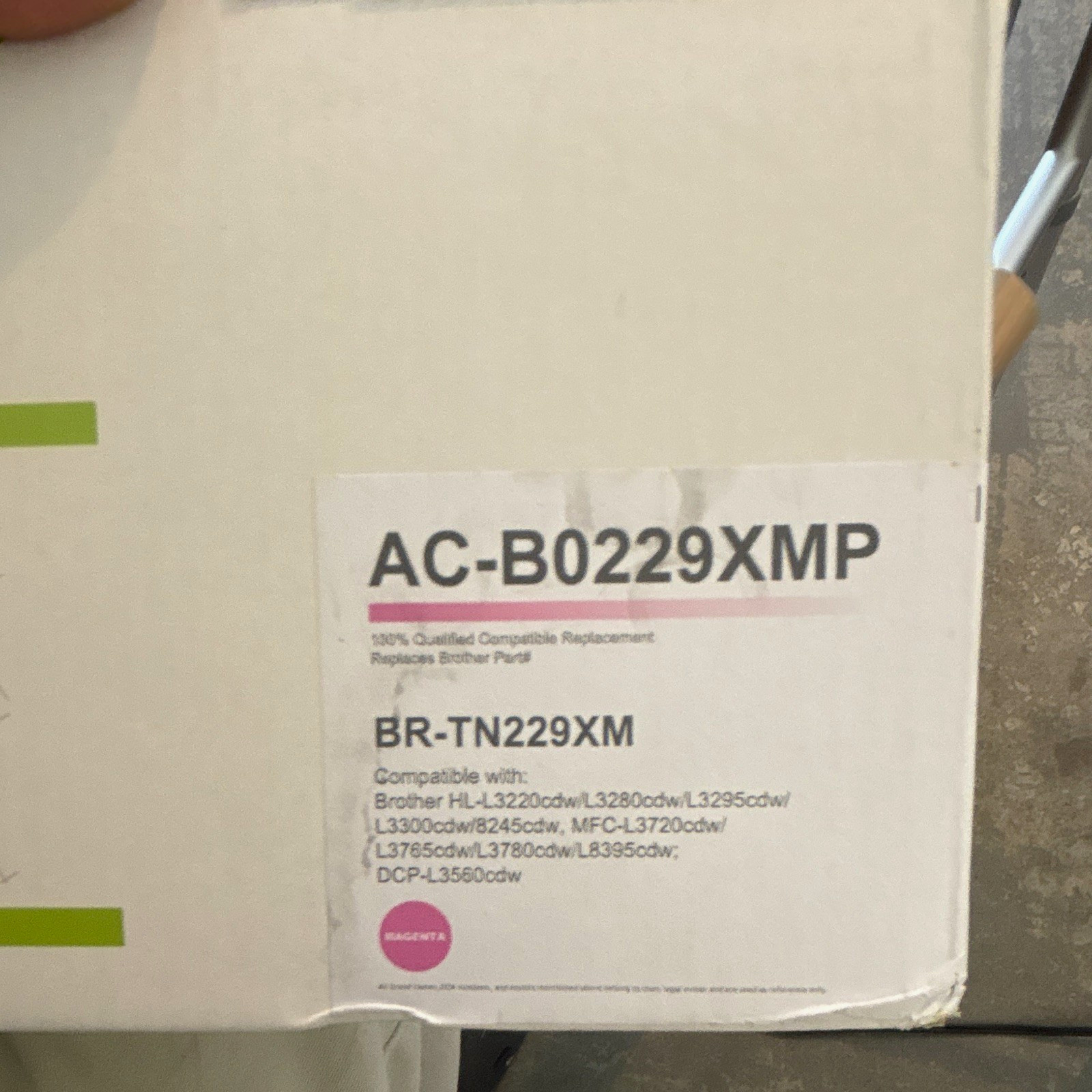Premium Compatible Magenta Laser Toner for Brother TN229XM AC-B0229XMP