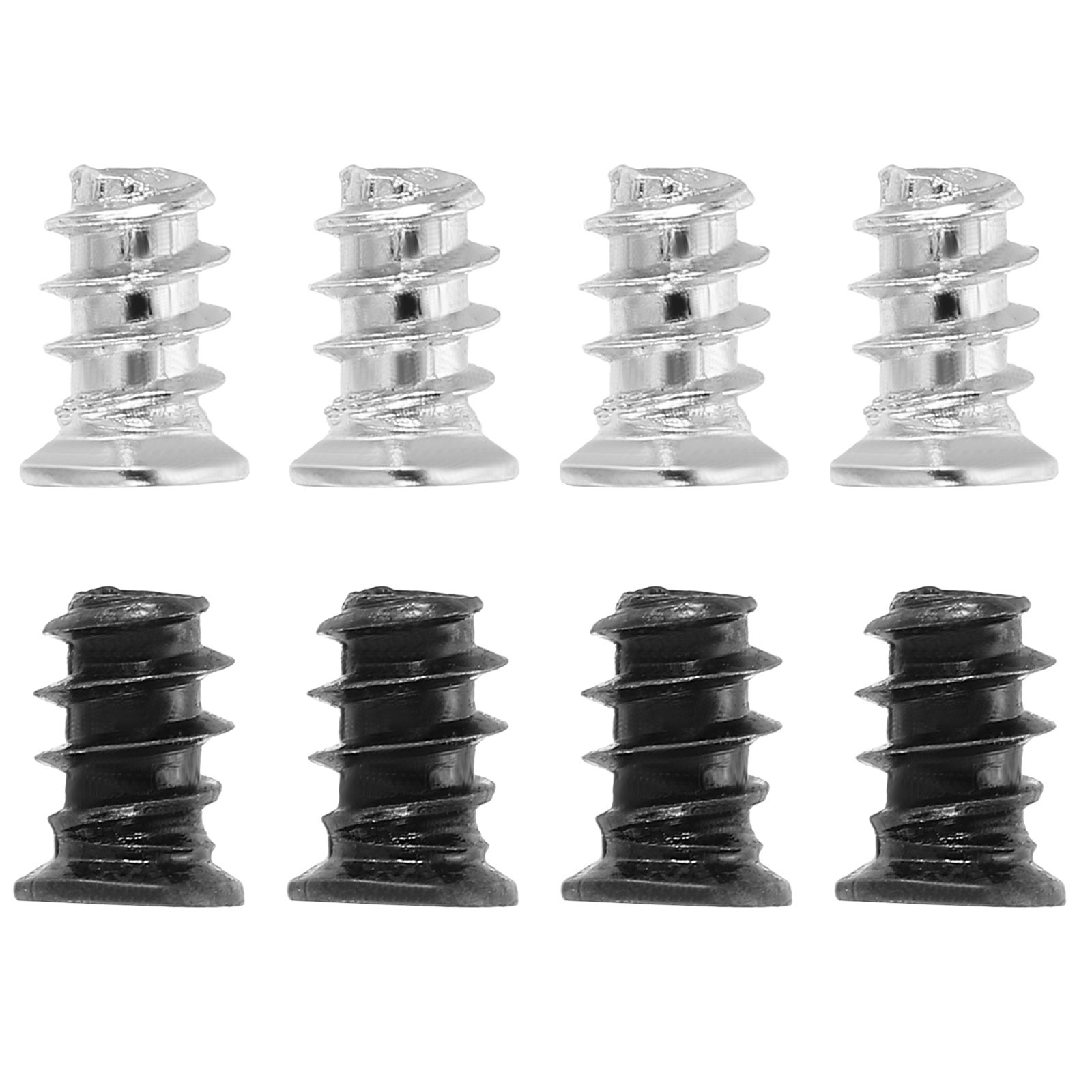 100Pcs, M5 x 8mm Phillips Head Computer Case Fan Screws Kit Silver/Black