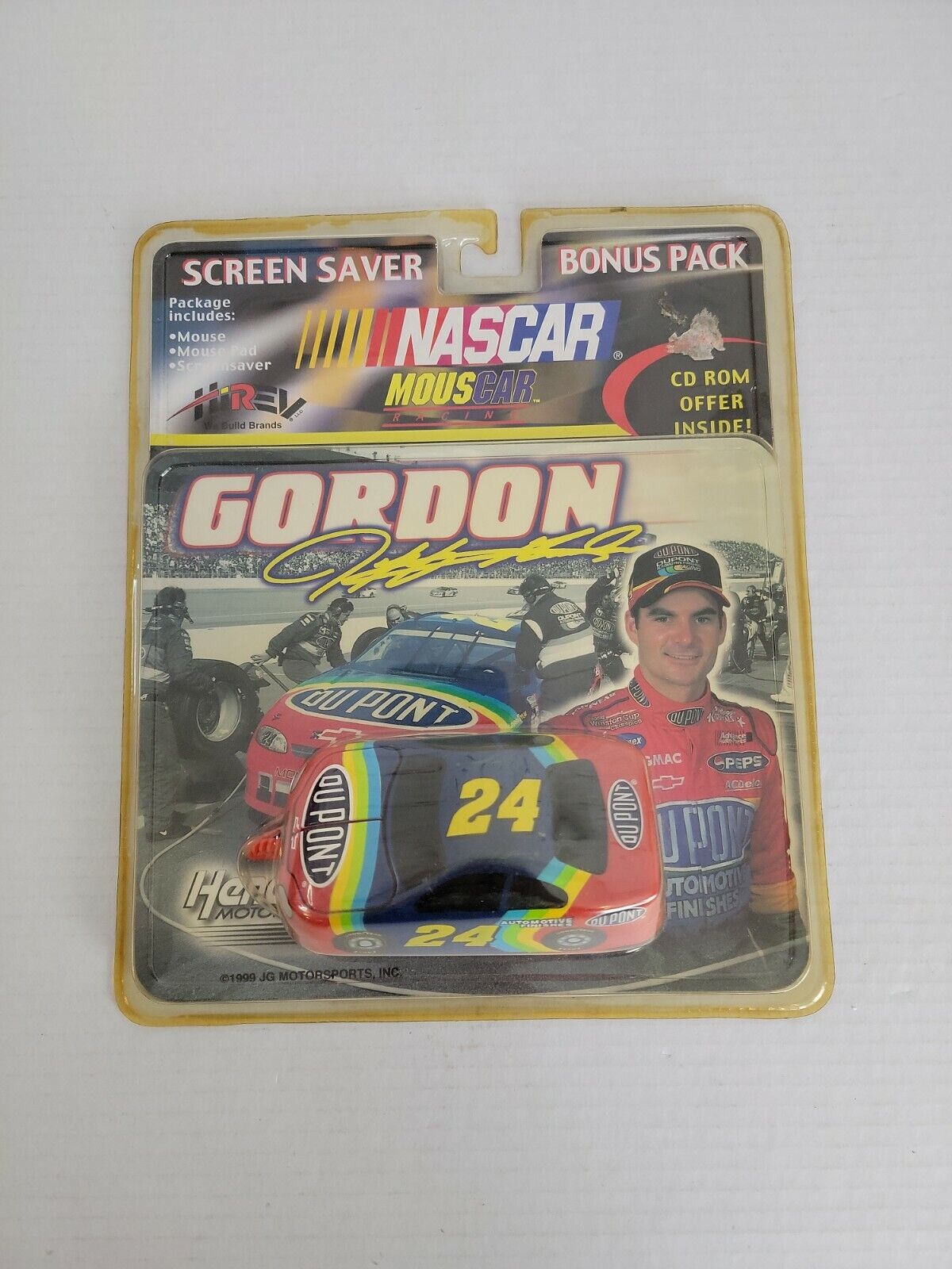 Vintage 1999 Nascar Racing Jeff Gordon #24 Mouse & Mouse Pad Combo Pack NEW