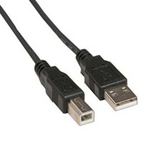 3-15Ft USB2.0 A-type Male to USB2.0 B-type Male USB 2.0 M/M Printer Cable Black