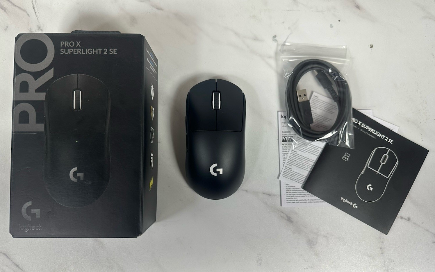 Logitech G PRO X Superlight 2 SE Wireless Gaming Mouse - Black - GREAT