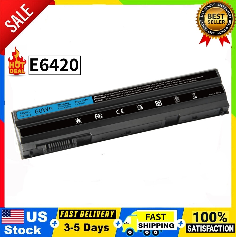 LOT 50 Battery for Dell Latitude T54FJ E6420 E6540 E6440 E6430 71R31 T54F3 E5520