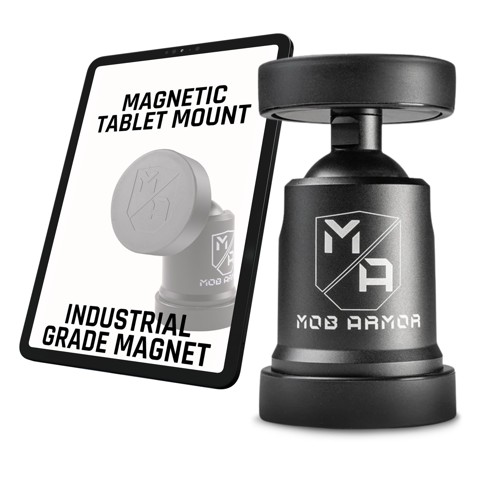 Mob Armor Tabnetic Maxx Portable Magnetic Tablet Mount 360 Rotation 180 Tilt