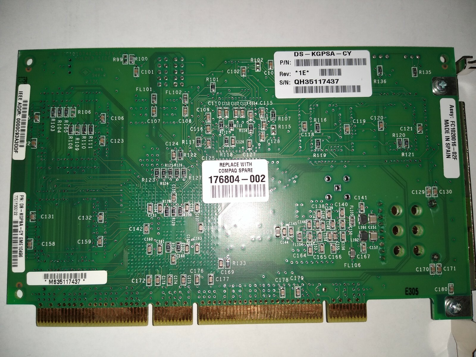 DEC / Compaq  QLOGIC KZPBA-CY 401922-001 PCI SCSI CONTROLLER -- FREE DELIVERY