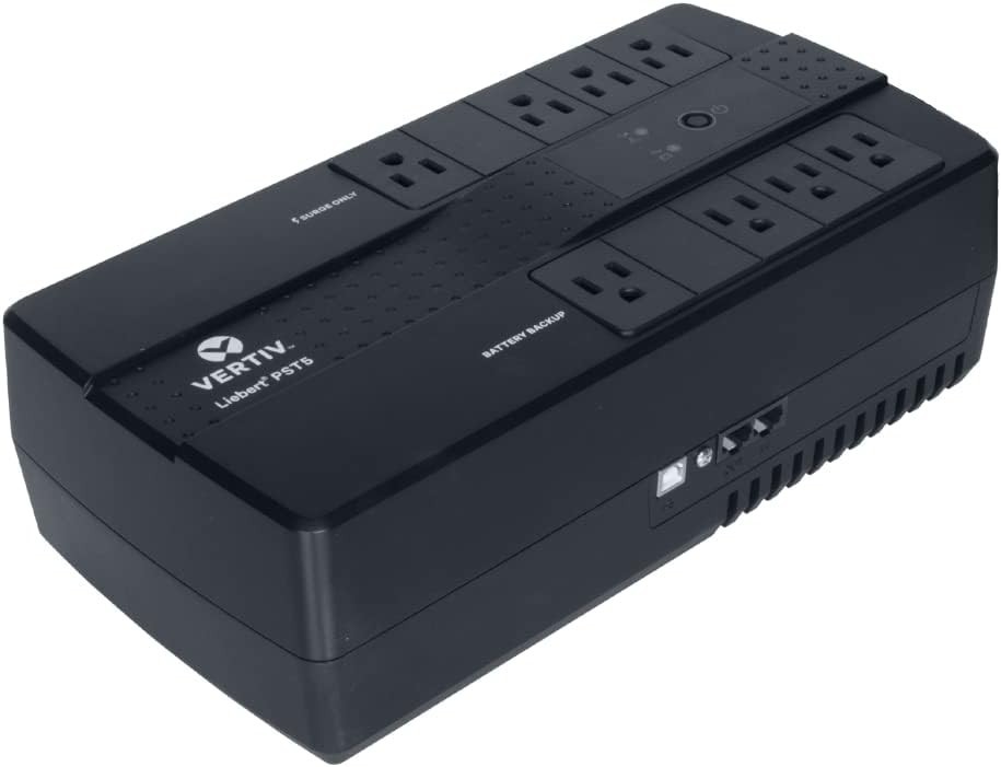 Vertiv Liebert PST5-500MT120 500VA/300W Uninterruptible Power Supply Metal Black