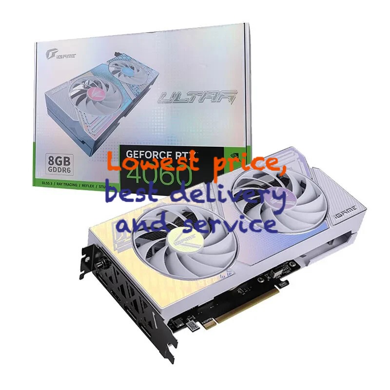 1PC Colorful iGame GeForce RTX 4060 Ultra W DUO OC 8GB GDDR6 Graphics card