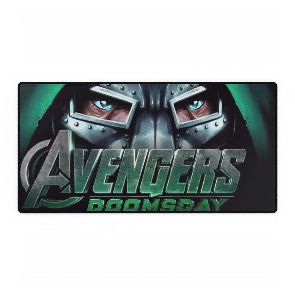 Marvel Avengers Doomsday Doctor Doom Movie Logo Mouse Pad Desk Mats