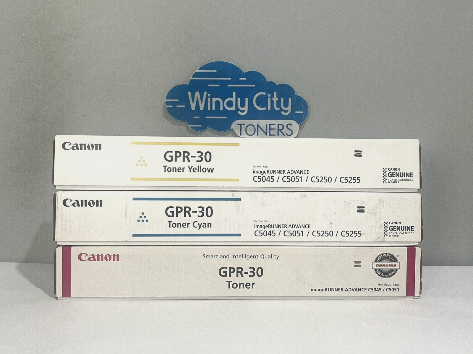 Canon GPR-30 Toner Set YCM 2801B003 2793B003 2797B003 For imageRUNNER C5045 NEW