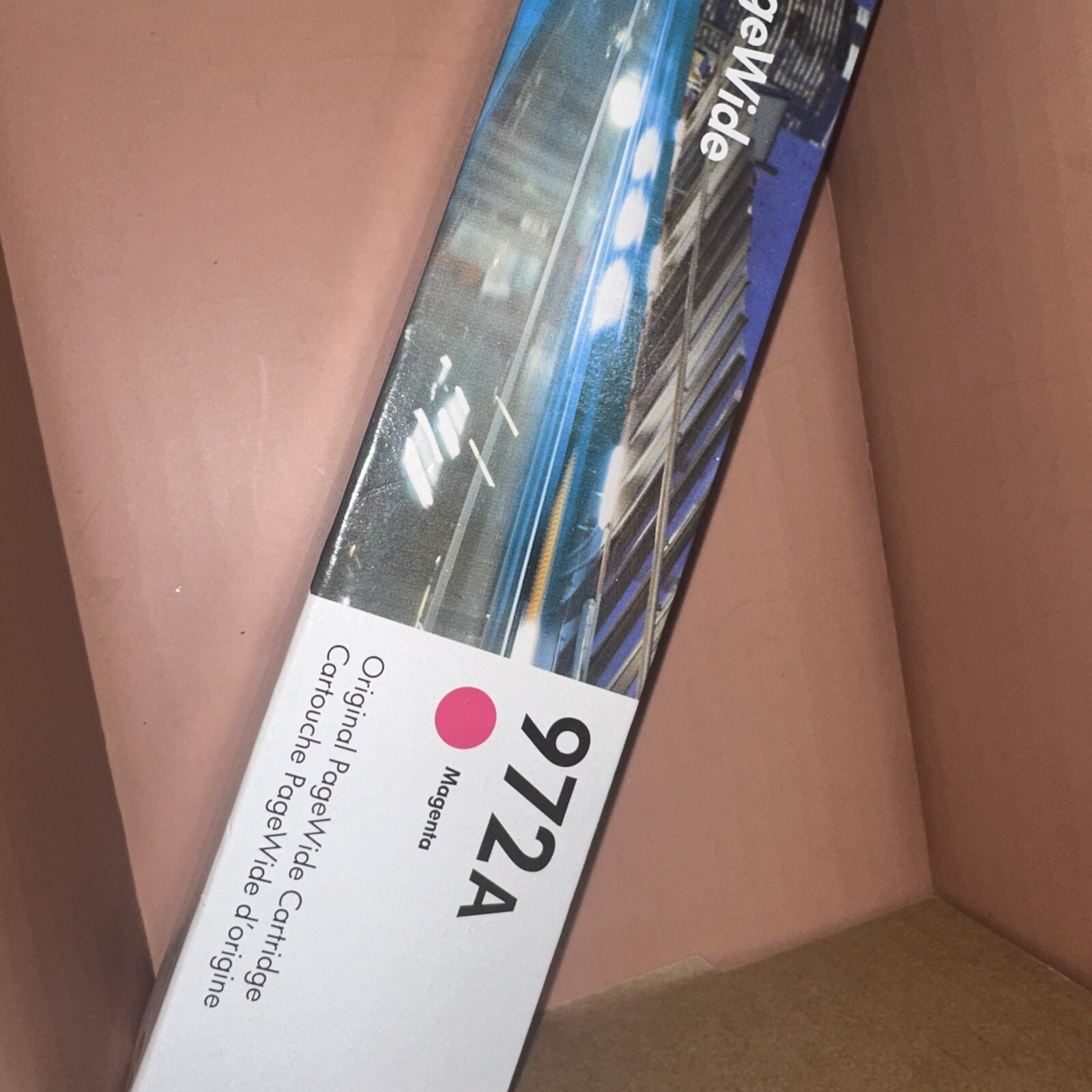 Genuine HP 972A Magenta PageWide Cartridge LOR89AN - Exp 2027