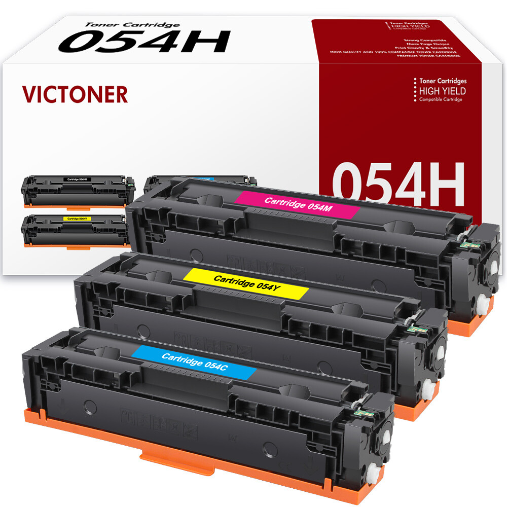 1-5 PK High Yield Cartridge 054H for Canon 054H Toner Color ImageClass MF641cdw