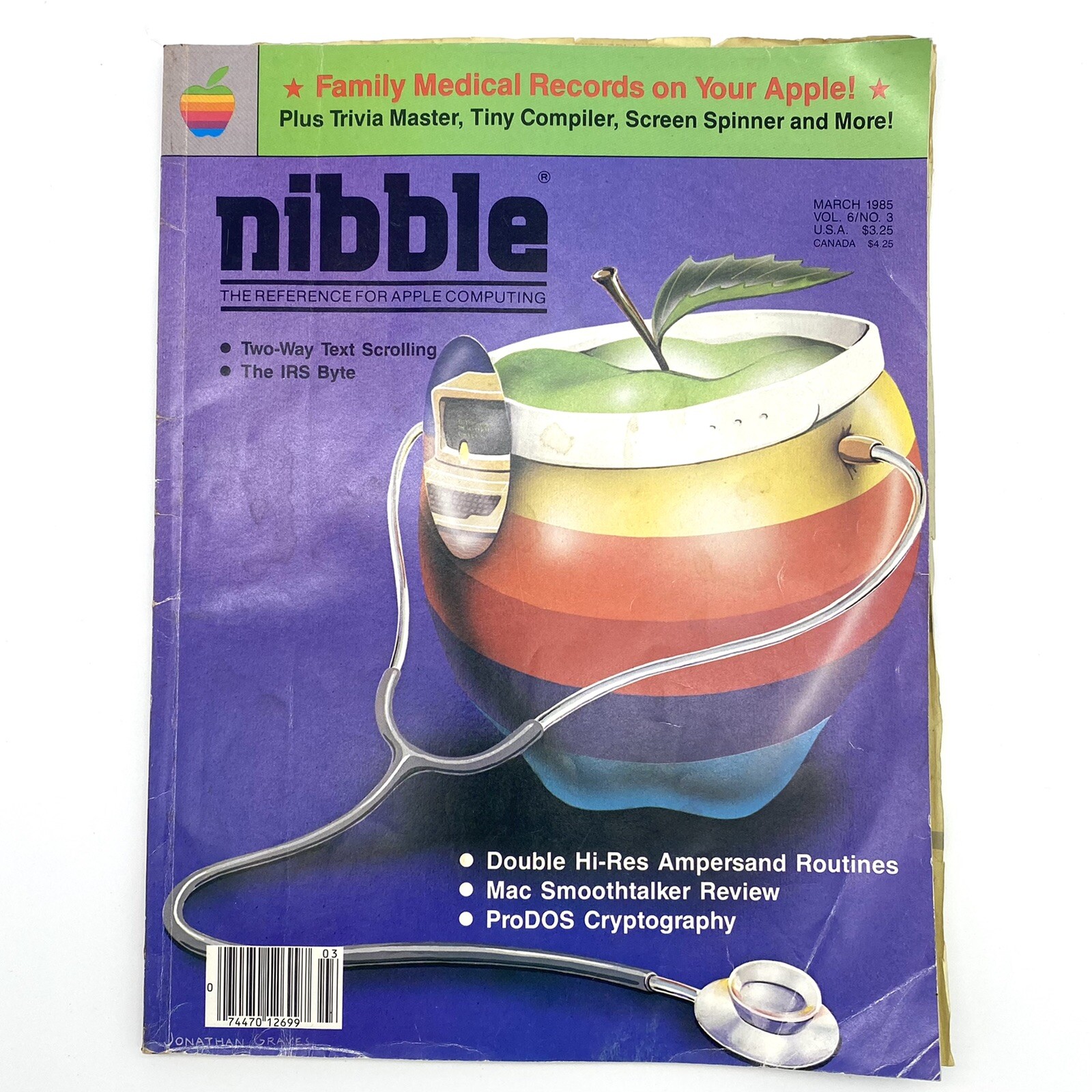 Nibble Magazine The Reference For Apple Computers MicroSPARC Inc March 1985