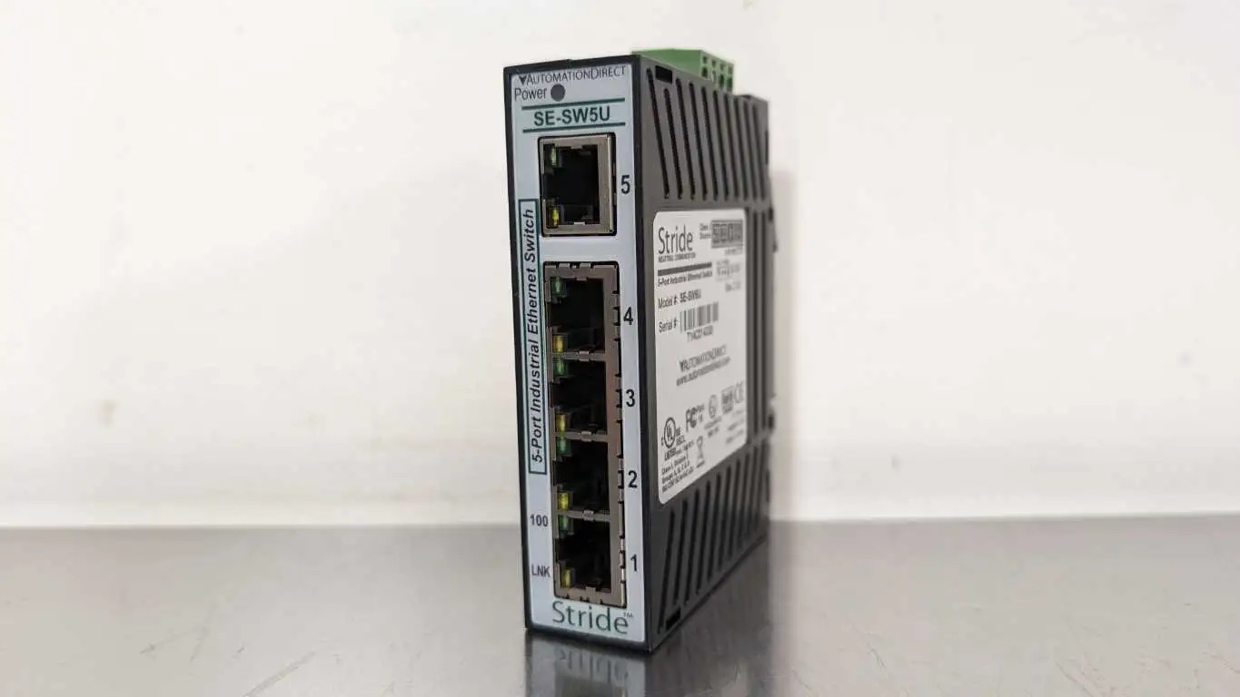 Automation Direct SE-SW5U Industrial Ethernet Switch 2.02 10-30VDC 5-Ports