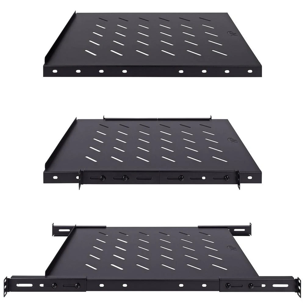 NavePoint 1U Vented 4-Post Shelf 22" (550mm) Deep Part #00301014