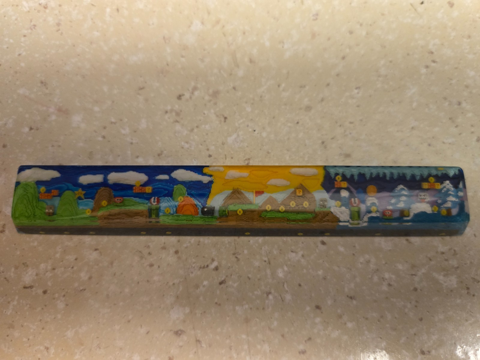 Jelly Key artisan keycap 8-bit series Pipeline City Pastel Outpost spacebar 6.25