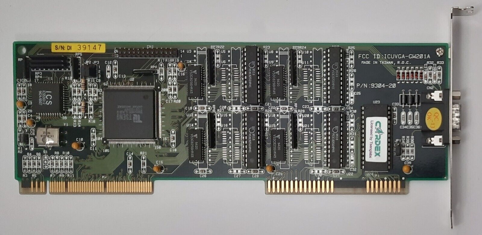 Gainward Cardex Challenger Pro VLB Graphics Card (Tseng ET4000/W32p, 2MB, 1994)