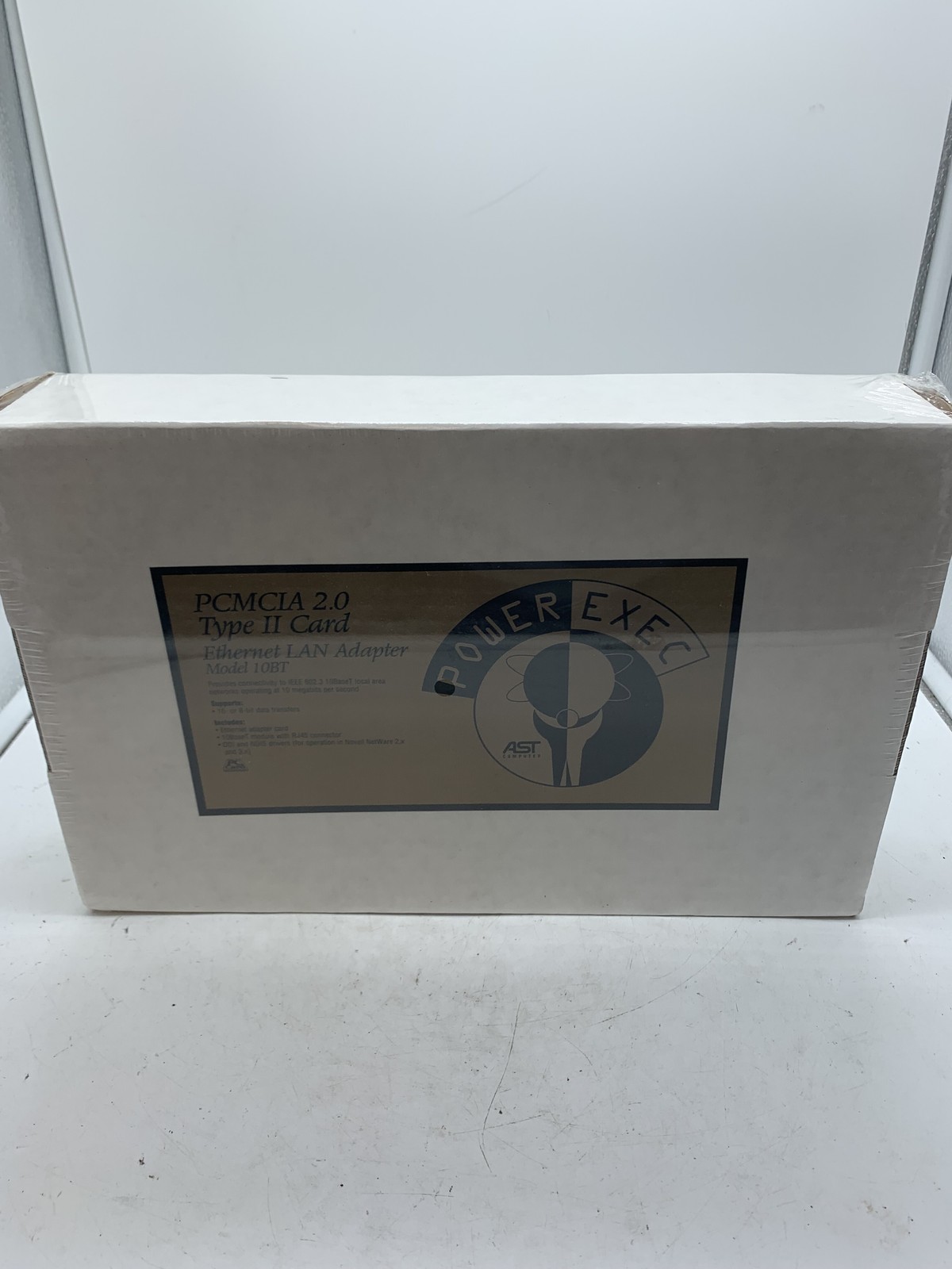 NEW SEALED AST Power Exec PCMCIA 2.0 Type II Model 10BT  Ethernet LAN Adapter