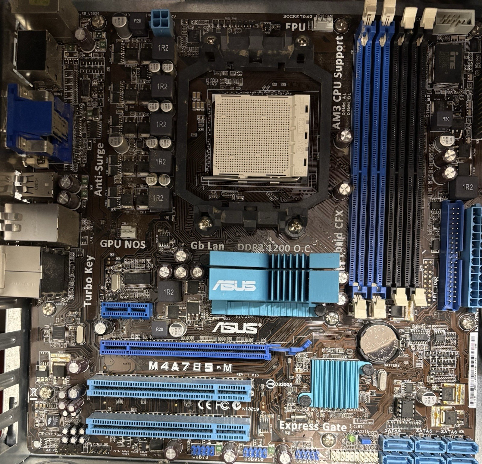ASUS M4A785T-M/CSM AM3 Socket DDR2 Motherboard