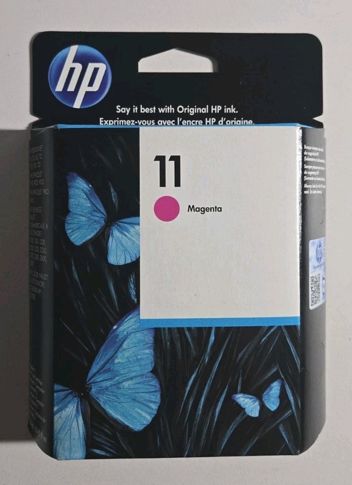 Genuine HP 11 Magenta Ink Cartridge Exp. Apr. 2014
