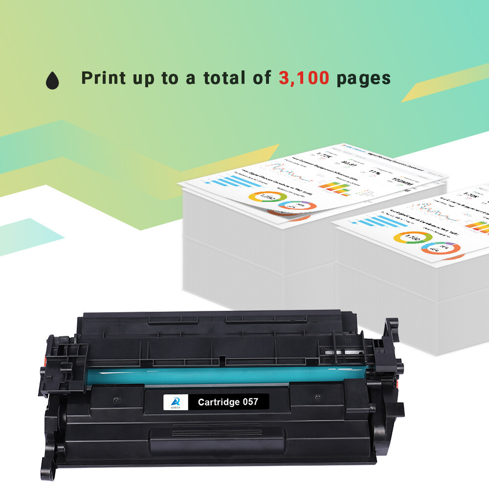Canon 057 057H Toner Compatible With Canon LBP227dw MF445dw LBP226dw Lot HY