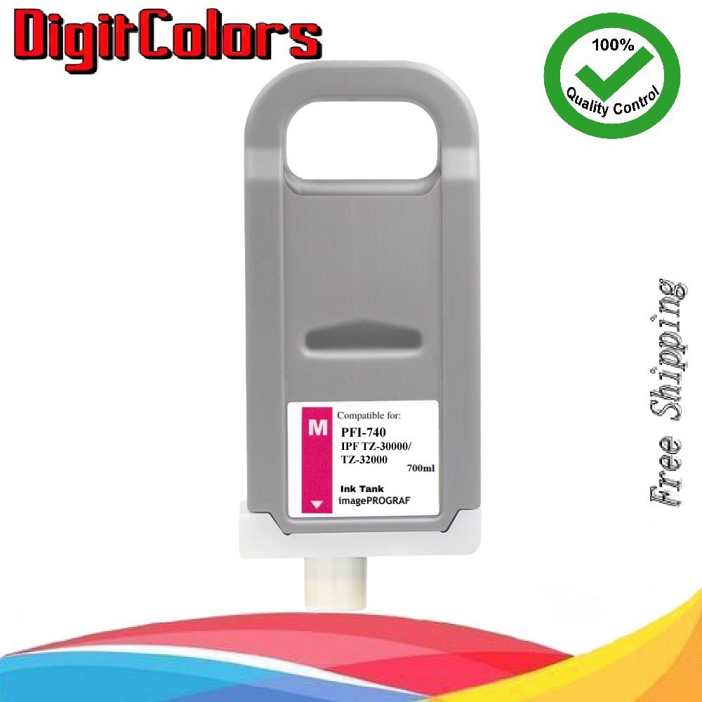 PFI-740 Magenta Ink Cartridge Fit Canon iPF TZ-30000 TZ-32000
