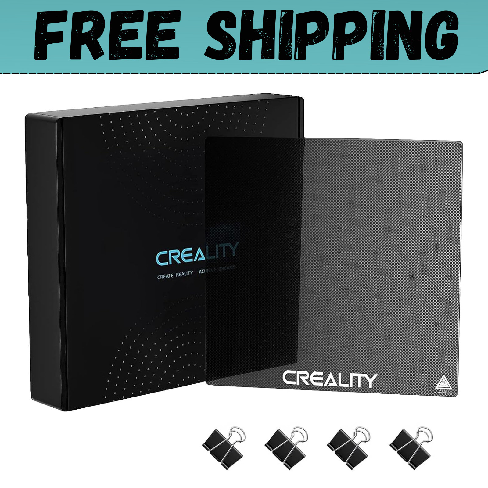 Creality Ender 3 Glass Bed Upgraded 3D Printer Tempered Glass Plate Build