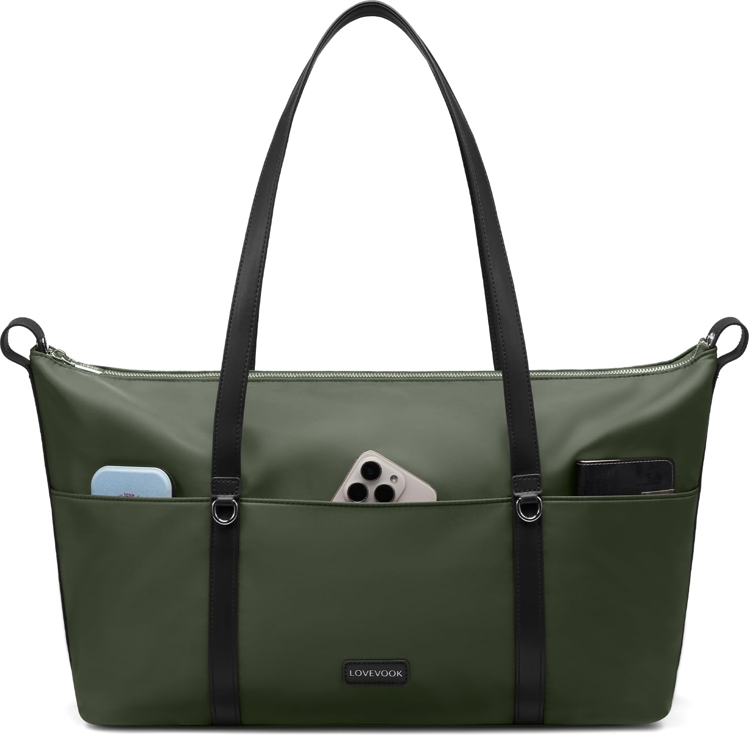 LOVEVOOK Work Tote Bag for Women, 15.6 Inch Laptop Shoulder Bag with Large Cu...