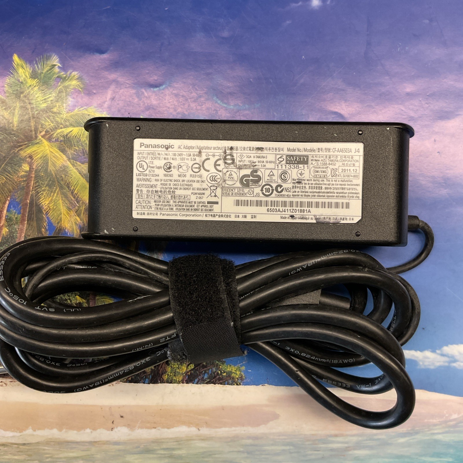 Genuine Panasonic CF-AA6503A J4 AC Adapter 16V 5A 80W Toughbook 