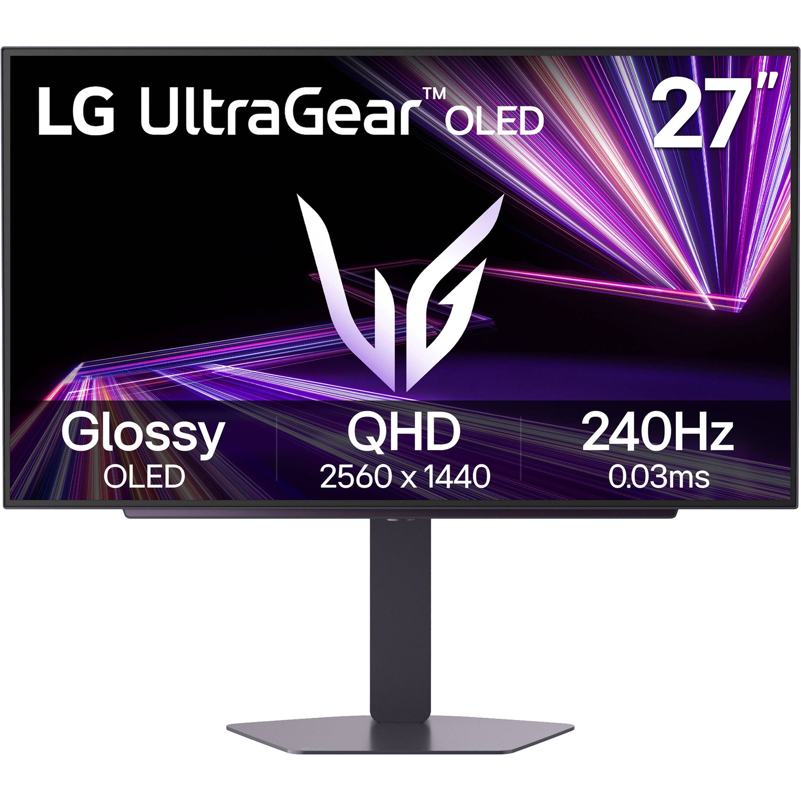 LG UltraGear 27GX704A-B 27 Inch Glossy OLED QHD 240Hz Gaming Monitor