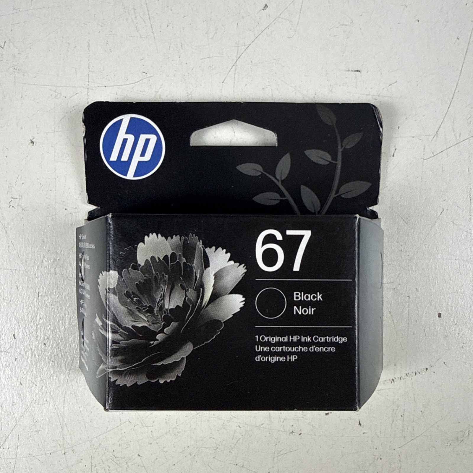 HP 67 Black Original OEM Replacement Ink Cartridge EXP 2/28