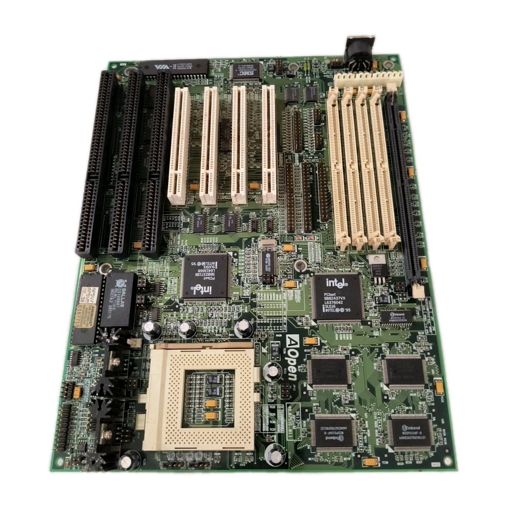 * SALE VINTAGE AOPEN AP5VM INTEL 430VX  SUPER SOCKET 7 AT MOTHERBOARD  MBMX3